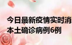 今日最新疫情实时消息 黑龙江12月20日新增本土确诊病例6例