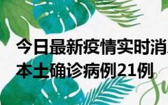 今日最新疫情实时消息 内蒙古12月19日新增本土确诊病例21例