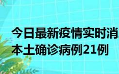 今日最新疫情实时消息 内蒙古12月19日新增本土确诊病例21例