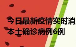 今日最新疫情实时消息 黑龙江12月20日新增本土确诊病例6例