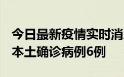 今日最新疫情实时消息 黑龙江12月20日新增本土确诊病例6例