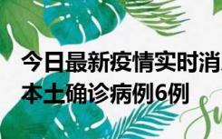 今日最新疫情实时消息 黑龙江12月20日新增本土确诊病例6例