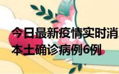 今日最新疫情实时消息 黑龙江12月20日新增本土确诊病例6例