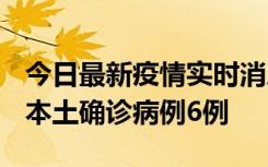 今日最新疫情实时消息 黑龙江12月20日新增本土确诊病例6例