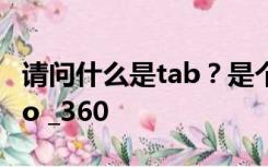 请问什么是tab？是个人物ldquo什么是rdquo _360