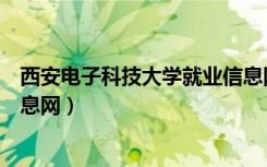 西安电子科技大学就业信息网站（西安电子科技大学就业信息网）