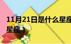 11月21日是什么星座星盘（11月21日是什么星座）