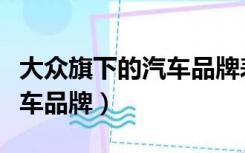 大众旗下的汽车品牌表斯柯达（大众旗下的汽车品牌）