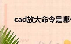 cad放大命令是哪个（cad放大命令）