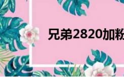 兄弟2820加粉清零（2890）