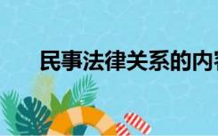 民事法律关系的内容（民事法律关系）