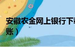 安徽农金网上银行下载（安徽农金网上银行对账）