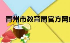 青州市教育局官方网站入口（青州教育局）