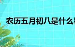 农历五月初八是什么星座（农历五月初八）