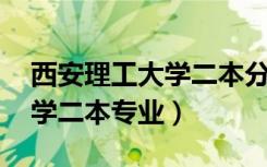 西安理工大学二本分数线（搜索 西安理工大学二本专业）