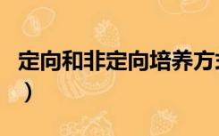 定向和非定向培养方式（培养方式定向非定向）