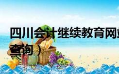 四川会计继续教育网站（四川会计网继续教育查询）