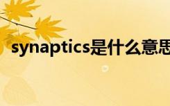 synaptics是什么意思（synaptics是什么）