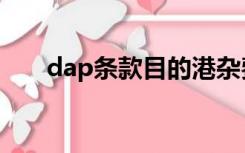 dap条款目的港杂费谁付（dap条款）