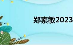 郑素敏2023年（郑素敏）