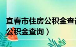 宜春市住房公积金查询余额个人（宜春市住房公积金查询）