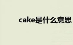 cake是什么意思（ae是什么意思）