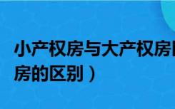 小产权房与大产权房区别（小产权房和大产权房的区别）