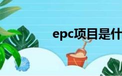 epc项目是什么意思（ep）