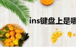 ins键盘上是哪个键（ins键）