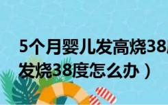 5个月婴儿发高烧38度怎么办（5个月的宝宝发烧38度怎么办）