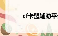 cf卡盟辅助平台（126卡盟）