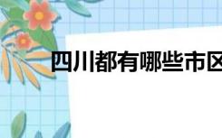 四川都有哪些市区（四川有哪些市）