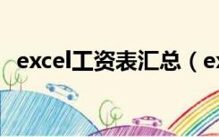 excel工资表汇总（excel自动生成汇总表）