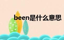 been是什么意思（bee是什么意思）