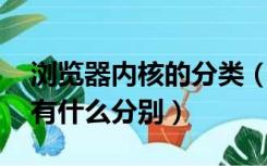 浏览器内核的分类（浏览器的内核分为几种 有什么分别）