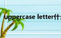 uppercase letter什么意思（uppercase）