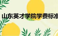 山东英才学院学费标准（山东英才学院学费）