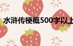 水浒传梗概500字以上（水浒传梗概500字）