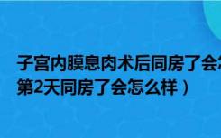 子宫内膜息肉术后同房了会怎样（做完子宫内膜息肉摘除术第2天同房了会怎么样）