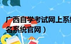 广西自学考试网上系统（江苏自学考试网上报名系统官网）