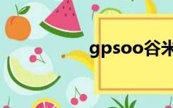 gpsoo谷米（gpsoo）