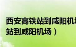 西安高铁站到咸阳机场打的多少钱（西安高铁站到咸阳机场）