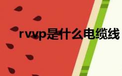 rvvp是什么电缆线（rvvp是什么线缆）