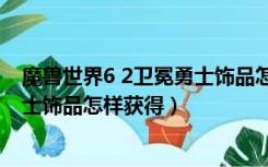 魔兽世界6 2卫冕勇士饰品怎样获得的（魔兽世界6 2卫冕勇士饰品怎样获得）