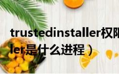 trustedinstaller权限是什么（trustedinstaller是什么进程）