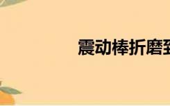 震动棒折磨到求饶的经历