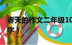 春天的作文二年级100字（我爱春天作文600字）