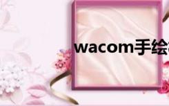 wacom手绘板（wacon）