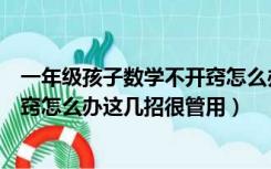 一年级孩子数学不开窍怎么办这几招很管用（孩子数学不开窍怎么办这几招很管用）