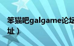 笨猫吧galgame论坛（终点galgame论坛网址）